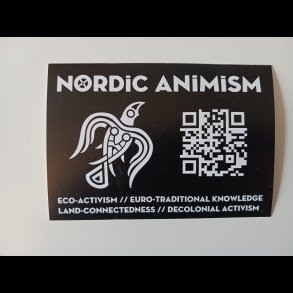 10 Stickers Nordic Animism QR