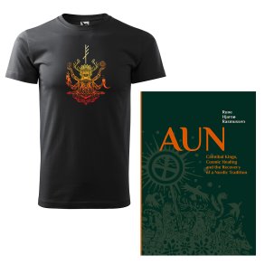 Set of Aun book and Aun T-shirt