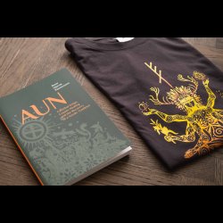 Set of Aun book and Aun T-shirt
