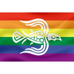 THE PRIDE RAVEN FLAG