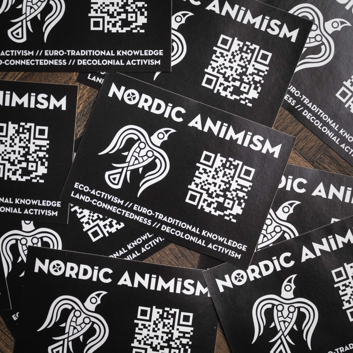 10 Stickers Nordic Animism QR - Stickers & Patches - NORDIC ANIMISM
