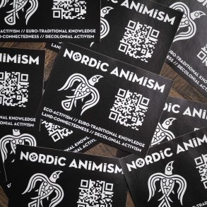 10 Stickers Nordic Animism QR