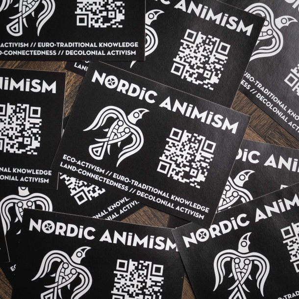 10 Stickers Nordic Animism QR