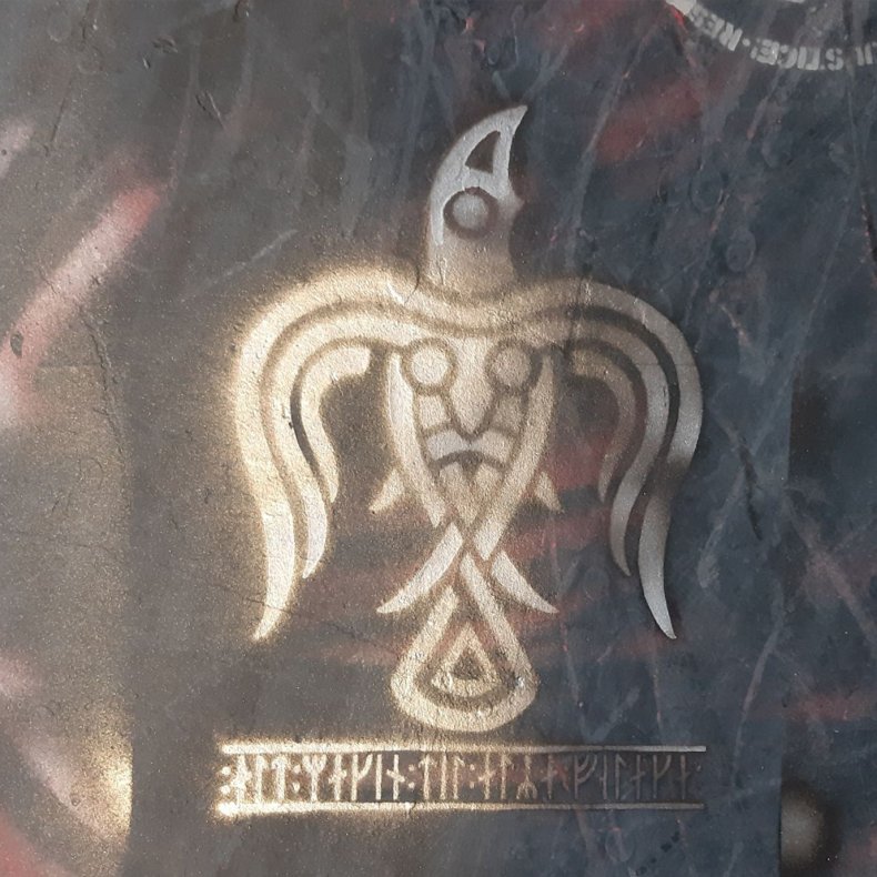 DIY - RAVEN stencil template