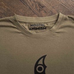 RAVEN T-shirt (black on green)