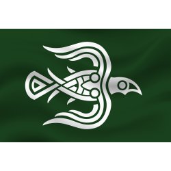 The Raven Flag (Dark Green)
