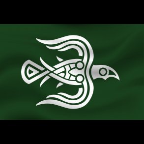 The Raven Flag (Dark Green)