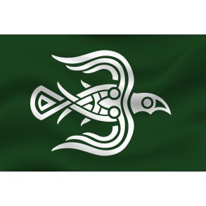 The Raven Flag (Dark Green)
