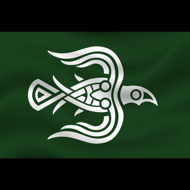 THE RAVEN FLAG dark green