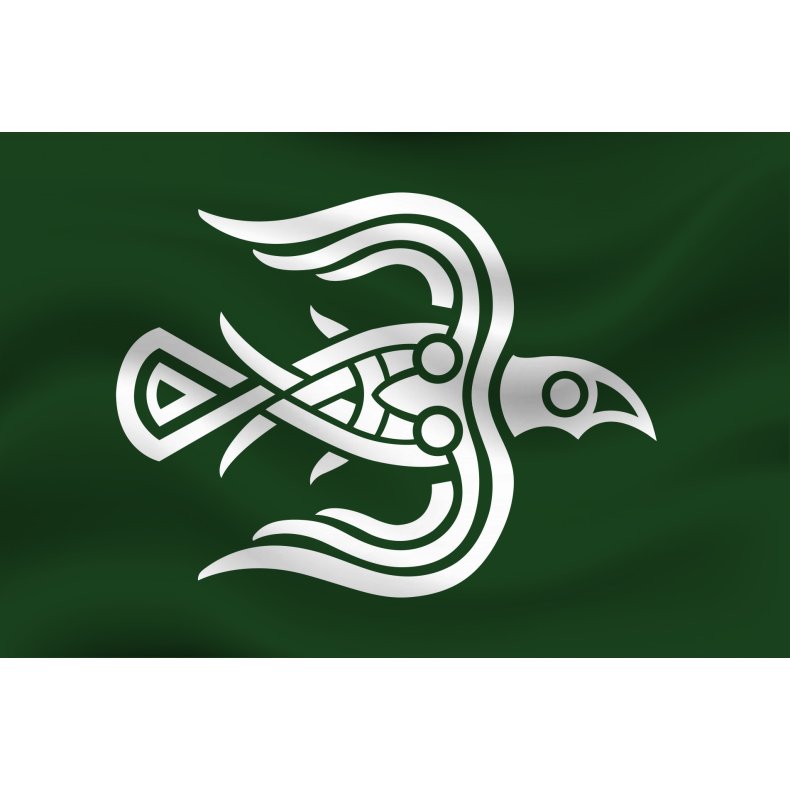 The Raven Flag (Dark Green)