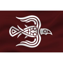The Raven Flag (Maroon)