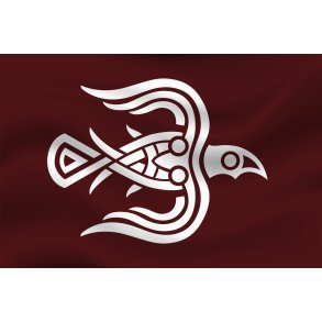 The Raven Flag (Maroon)
