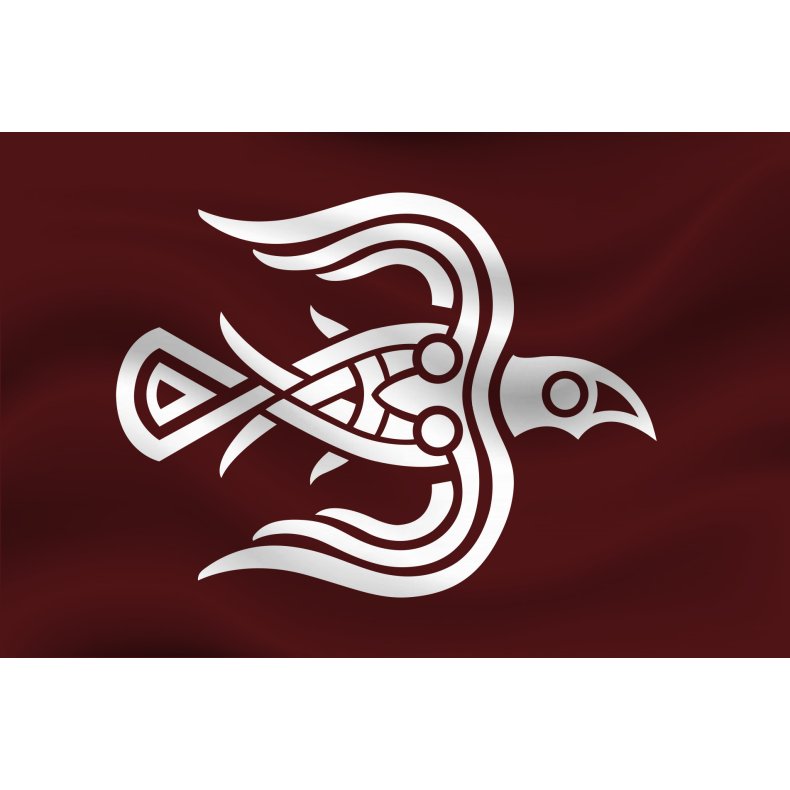 The Raven Flag (Maroon)
