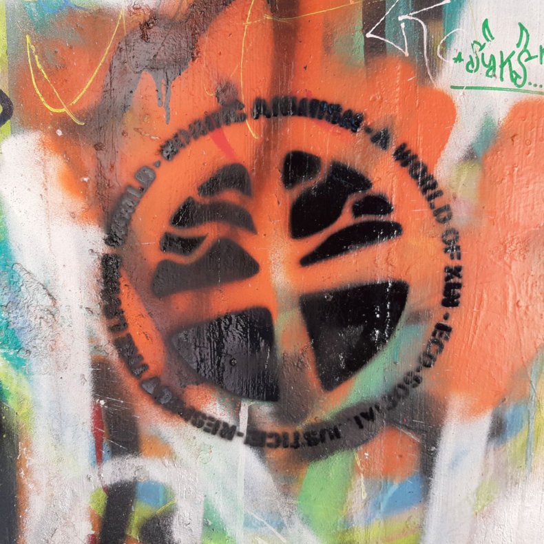 DIY - WHEEL CROSS stencil template